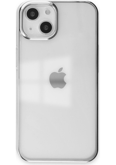Apple iPhone Uyumlu - 14 Plus Kılıf Element Silikon - Gümüş