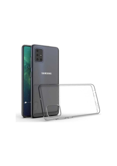 Samsung Uyumlu Galaxy A71 Kaliteli Seffaf Süper Silikon Kilif 407181484