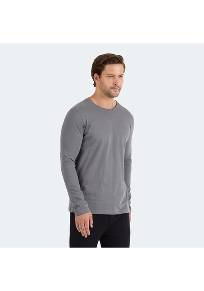 Slazenger ROVER Erkek Sweatshirt Koyu Gri