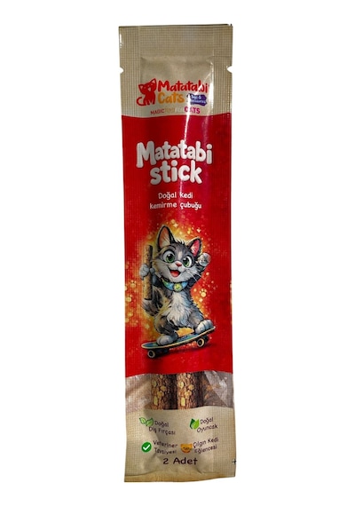 Doğal Kedi Oyuncağı ,diş Temizleme,kedi Kemirme Çubuğu Pakette 2 Li Small Stick