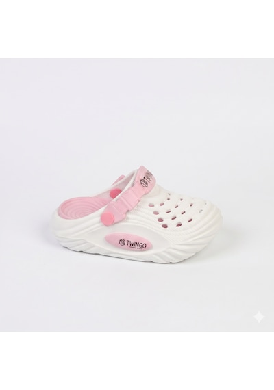 Pico Kids Twng Eva Plaj Havuz Okul Kreş Kız Çocuk Sandalet Terlik Beyaz-pembe