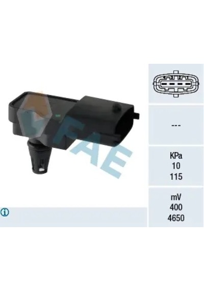 Yakıt Basınç Valfi - Fiat Grande Punto, 500, Panda, Punto, Doblo, Bravo, Stilo, Fiorino, Qubo, Idea, Linea, Brava, Palio - Fae-15041 22014956