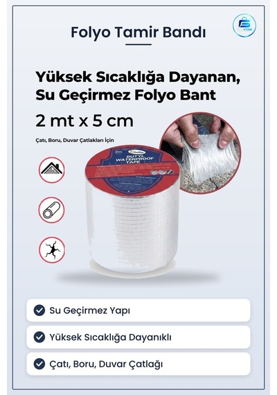 Yüksek Sıcaklığa Dayanıklı Su Geçirmez Alüminyum Folyo Çatı Duvar