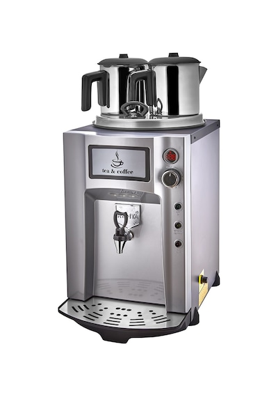 Remta 2 Demlikli Premium Çay Makinesi - 15 Lt - SİYAH