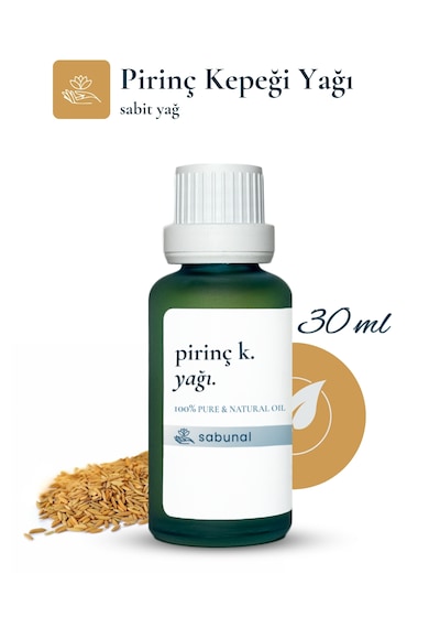 Sabunal Pirinç Kepeği Yağı 30 ML Cilt Aydınlatıcı Ve Eşitleyici Bakım Yağı