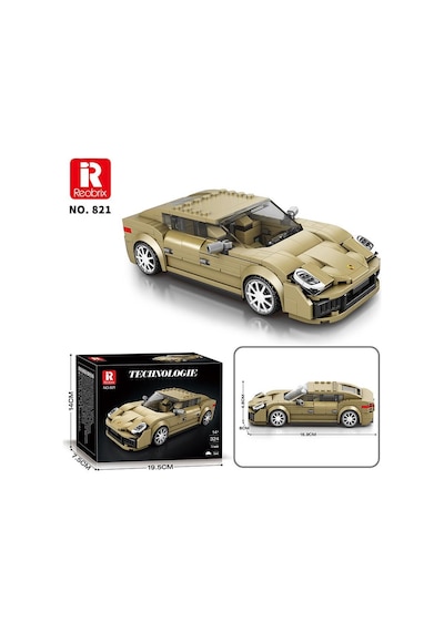Reobrix Creator 821 Porsche Panamera Spor Araba Yaratıcı Yapı Blok Seti Building Blocks - 324 Parça