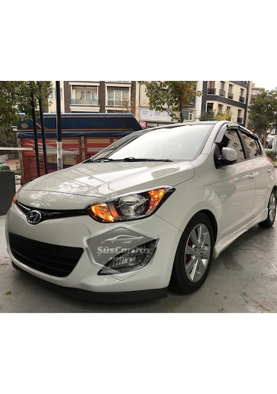 Hyundai İ20 2008-2014 Uyumlu Üniversal Astra H Lip Esnek Ön Lip 2 Parça Tampon Altı Dil Karlık Ön Ek 00 Şüscaroto Aksesuar