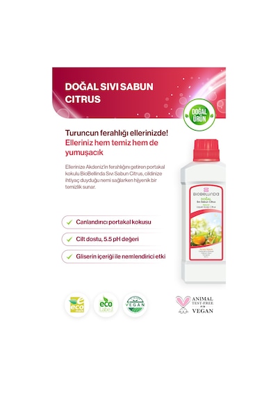 Sıvı El Sabunu Citrus 750 Ml 2'li Set