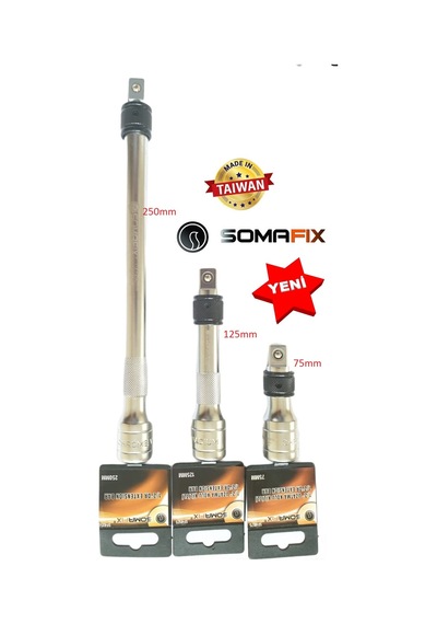Lokma Somafix 1/2 Ara Kol Uzatma Kol 75mm 125mm 250mm 3 Adet