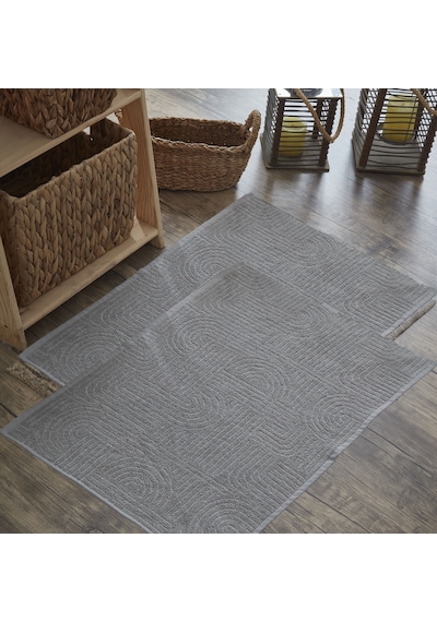 Fushia Ayak Havlusu Banyo Paspası 50 x 70 CM 2 Adet 001