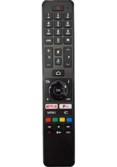 Android Smart Led Tv Mikrofonlu Ses Komutlu Kumanda