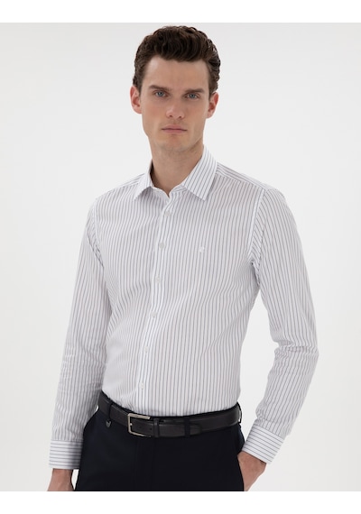Pierre Cardin Erkek Lacivert Gömlek Desenli 50306028-vr033 Lacivert