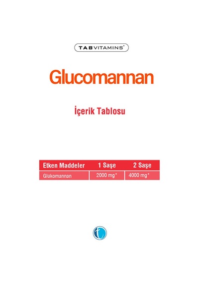 Tab Vitamins Glucomannan 60 Saşe