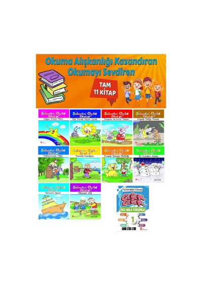 1.sınıf Okuma Alışkanlığı Kazandıran Okumayı Sevdiren Tam 11 Kitap 8