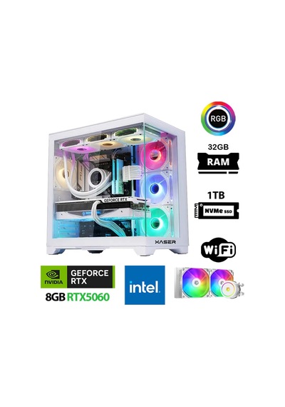 Xaser Sword X161 i7-12700KF 32 GB 1 TB SSD 8 GB RTX5060 Masaüstü Oyuncu Bilgisayarı