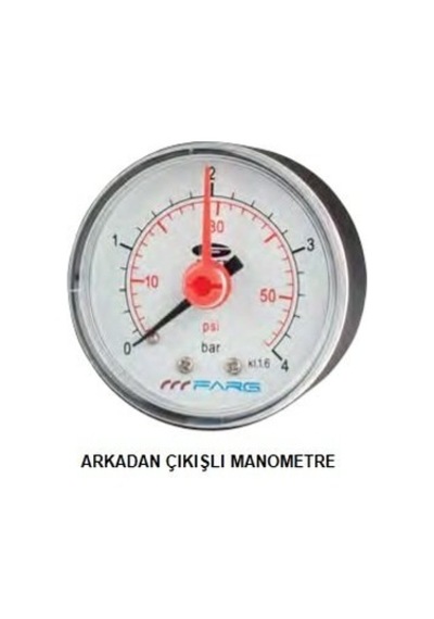 Farg 503 - 1/2'' Oto. Kazan Doldurma Vanası - Manometreli (1 5-3