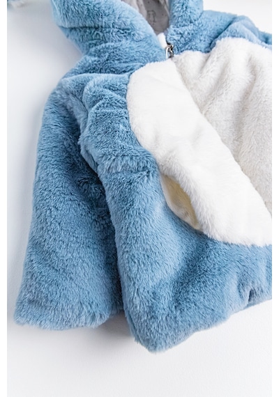 Baby&Kids Tavşan Kulaklı Welsoft Peluş Çocuk Mont 001