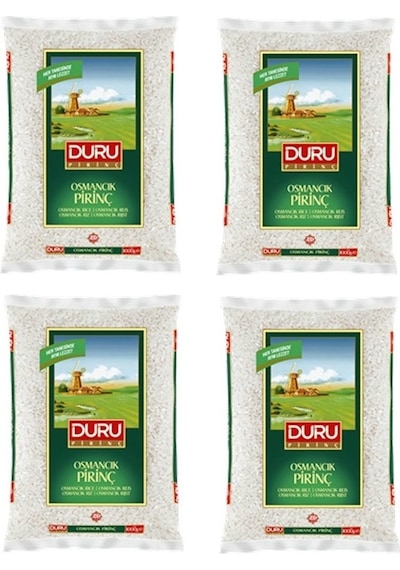 Duru Osmancık Pilavlık Pirinç 4 x 1 KG