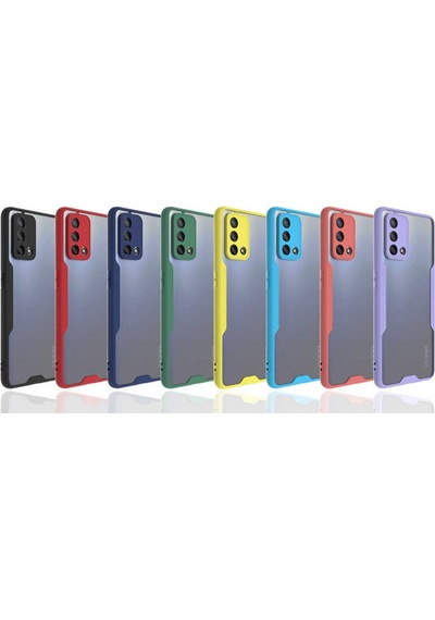 Oppo A74 4G Kılıf Zore Parfe Kenarları Pastel Renk Silikon Kılıf