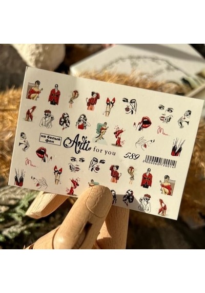 Stiker Arti 589 Beyaz