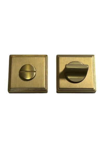 System Kare Wc Banyo Kapı Kolu Rozeti Gold Branch Renk Ro17w Gb