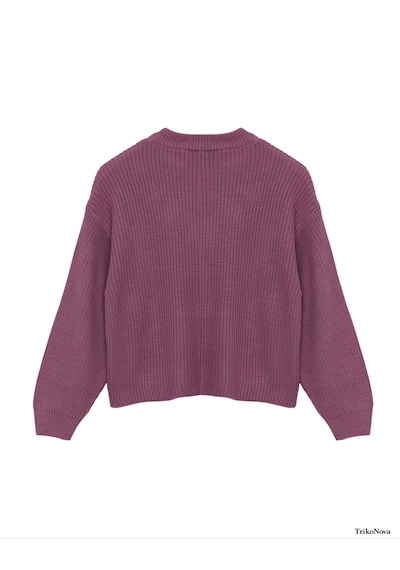 Trikonova Oversize Triko Kazak Lila