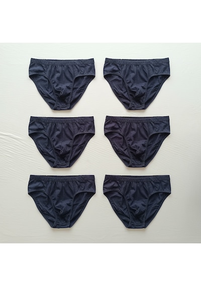 Bonbon Erkek 6'lı Paket Lacivert Renk Slip Bb2785