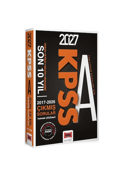 Yargı Yayınları 2027 Kpss A Grubu Hukuk - İktisat - Maliye - Muhasebe 2017 - 2026 Tamamı Çözümlü Çıkmış Sorular