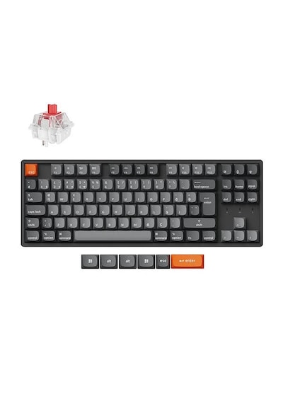 Keychron K8M-J1-TR Max %80 TKL RGB Kırmızı Switch Kablosuz Mekanik Klavye Keychron K8M-J1-TR Max %80 TKL RGB Kırmızı Switch Kablosuz Mekanik Klavye