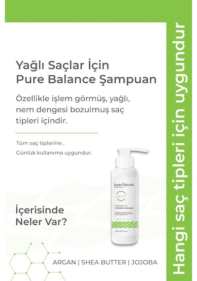 Yağlı Saçlar Için Pure Balance Şampuan 100 Ml