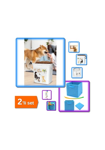 Mama Saklama Kabı + Çok Amaçlı Dolap İçi Düzenleyici Kutu - 2li Set X1a2b3 Belirtilmemiş