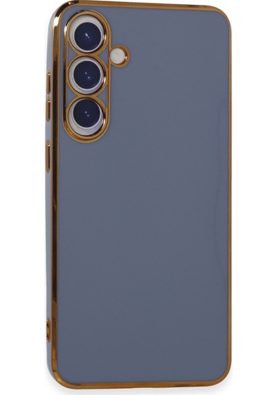 Samsung Galaxy  Uyumlu,  S24 Kılıf Volet Silikon - Mavi