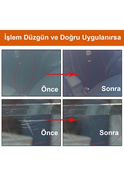 Seryum Oksit Cam Çizik  25 Gram + Uygulama Yün Keçe