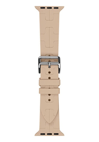 Apple Uyumlu Watch Ultra 49mm Krd-92 Silikon Kordon Açık Kahve