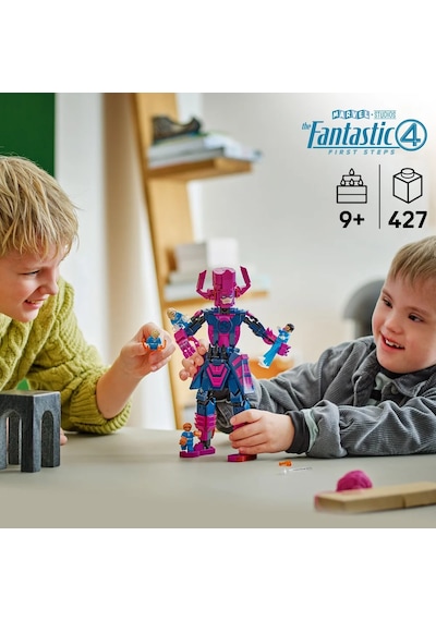LEGO® ǀ Marvel Fantastik Dörtlü, Galactus Yapım Figürüne Karşı 76316 - 9 Yaş ve Üzeri Çocuklar için Yaratıcı Oyuncak Yapım Seti (427 Parça)