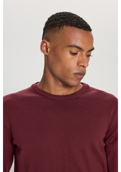 AC&Co / Altınyıldız Classics Erkek Bordo Standart Fit Normal Kesim Bisiklet Yaka Triko Kazak Bordo AC&Co / Altınyıldız Classics Erkek Bordo Standart Fit Normal Kesim Bisiklet Yaka Triko Kazak Bordo