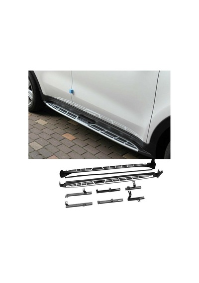 Kia Sportage Uyumlu 2015-2020 Yan Basamak Koruma Side Step Square Style
