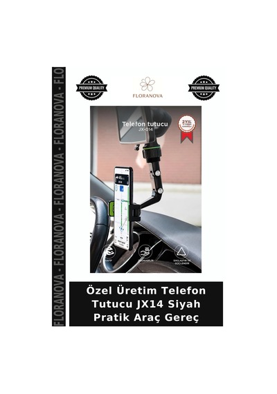 Özel Üretim Telefon Tutucu Jx14 Siyah Pratik Araç Gereç
