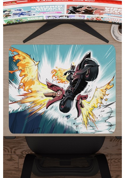 Mavuika Genshin Impact Anime Gacha V4 - 48x40 Xl Gaming Mouse Pad Fare Altlığı