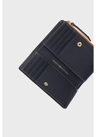 Tommy Hilfiger Kanvas Katlanır Cüzdan Kadın Cüzdan Aw0aw18706 Gb8 Bej