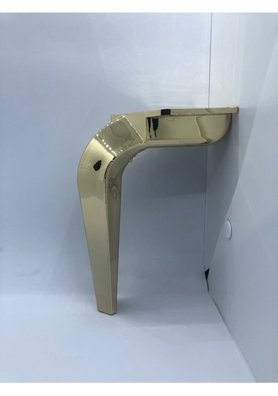 PLASTİK,18 CM GOLD KAPLAMA,BERJER,KOLTUK,MOBİLYA AYAĞI (4 ADET)