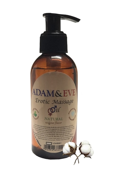 Adam & Eve Natural Massage Oil Kokusuz Vücut Yağı 2adet 120 Ml