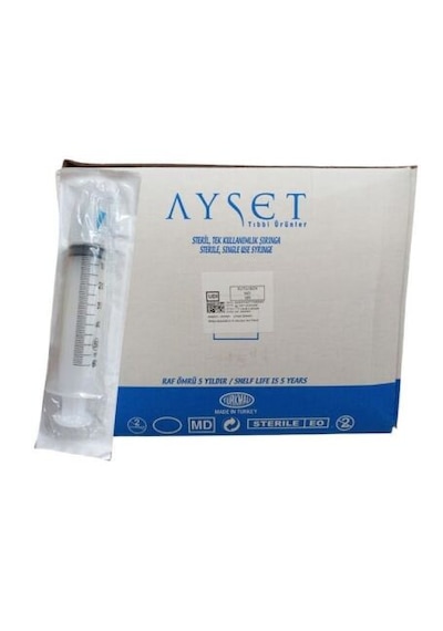 Ayset Çam Uçlu Beslenme Enjektörü 50 Ml 20 Adet