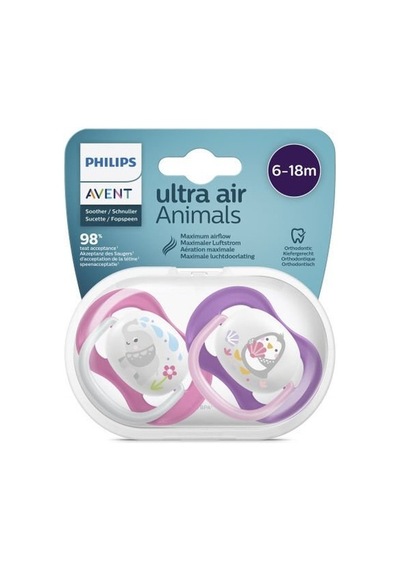 Philips Avent Ultra Air Emzik 6-18 Ay Kız-9008692211217 Pembe