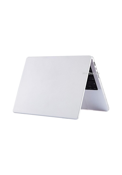 Macbook Air M1 Kılıfı A2337 A2179 A1932 Uyumlu 13.3 İnç Karbon Fiber Desenli Hard Case Sert Kapak Parmak İzi Bırakmayan İnce Hafif Macbook Air Kılıfı Şeffaf Belirtilmemiş