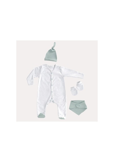 Mama Padre Little Luna Yenidoğan Mini Set - 4 Parça Renkli - 861046919 Renkli