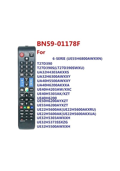 Bn59-01178f Samsung Uyumlu Tv Uzaktan Kumanda Için Uzaktan Kumanda Ua60h