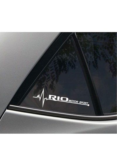 Kia Rio Yan Cam Sticker Oto Kapı Çıkartma Aksesuar 20Cmx7Cm