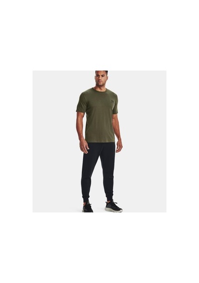 Under Armour Sportstyle Left Chest Erkek Haki Yuvarlak Yaka Tişört