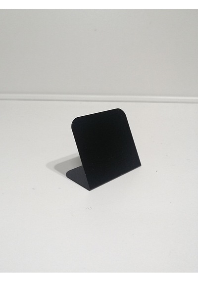 10 Ad Silinebilir Karatahta Etiket Stand 4x4,5 Cm Siyah Etiket